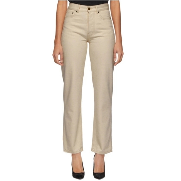 Victoria Beckham Denim - Victoria Beckham Off White Jeans Size 27
